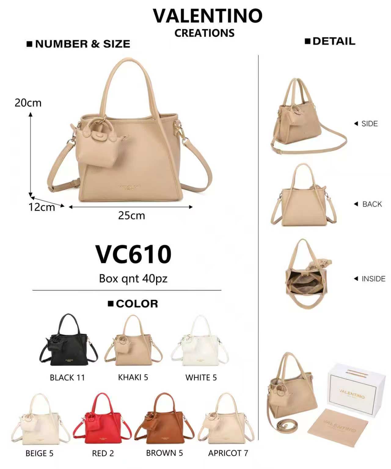 Valentino Creations VC610 Handtasche mit Charm