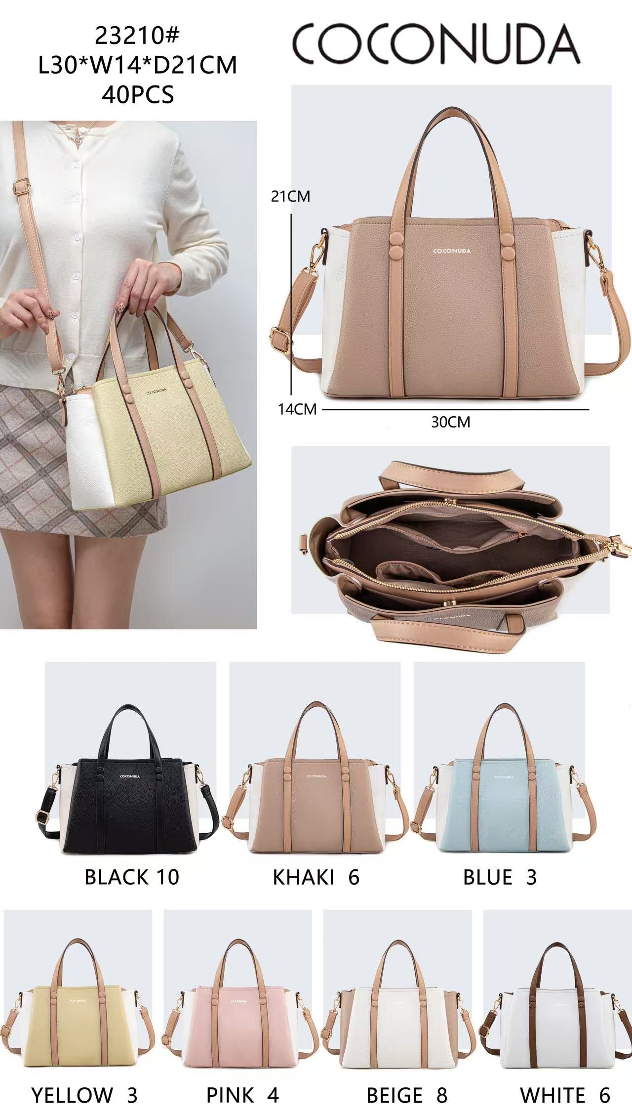 COCONUDA 23210 Modische Handtasche