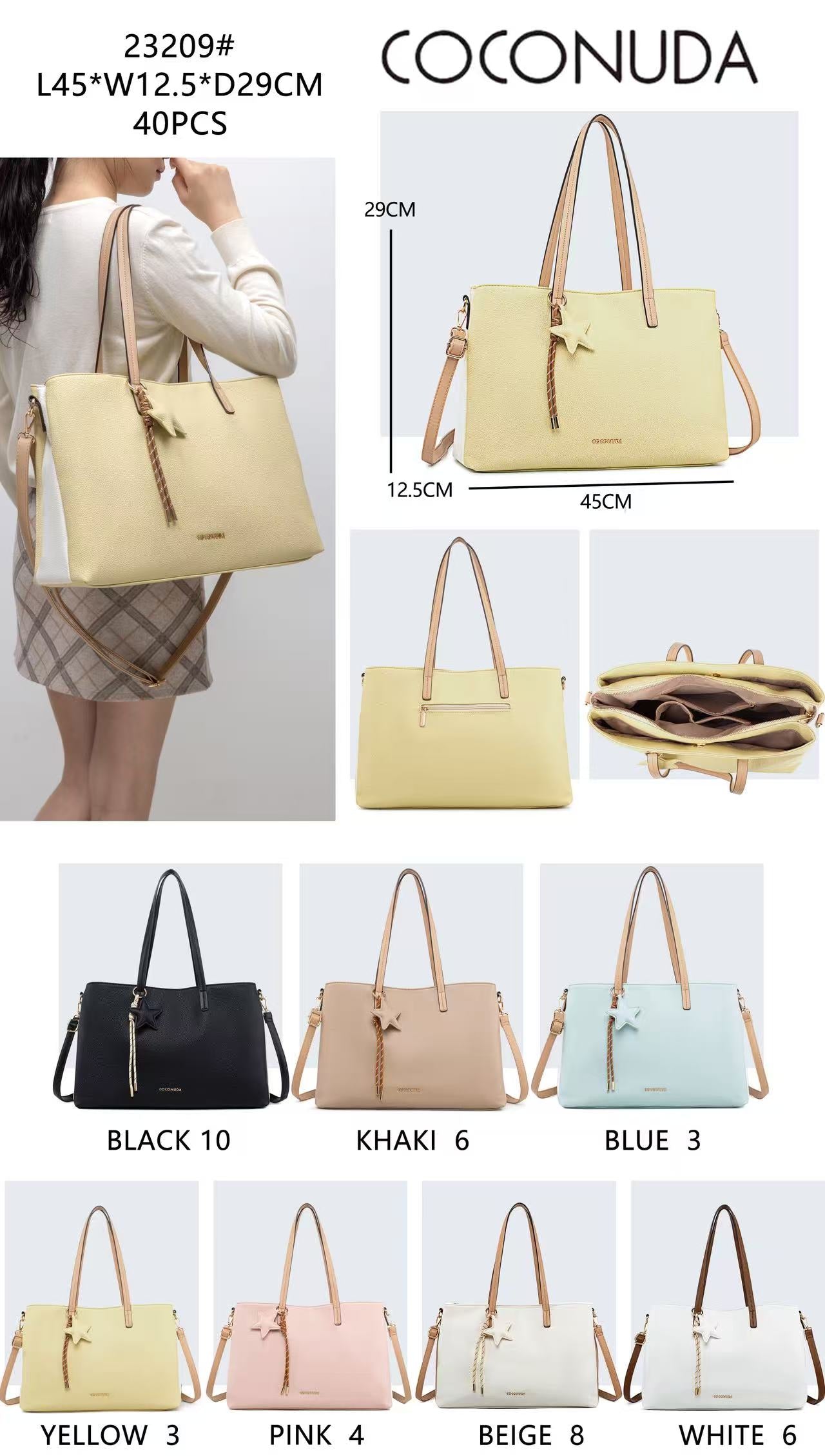 COCONUDA 23209 Modische Tote Bag